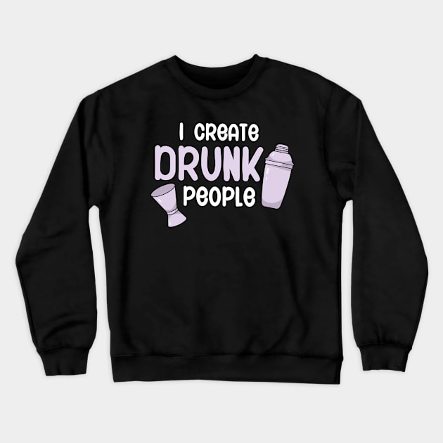 I create drunk people Crewneck Sweatshirt by maxcode